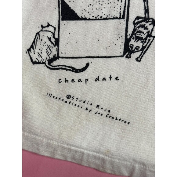 1990s STUDIO ROJA. Joe Crabtree CATS All Over Short Sleeve T Shirt. L-XL - Picture 11 of 13